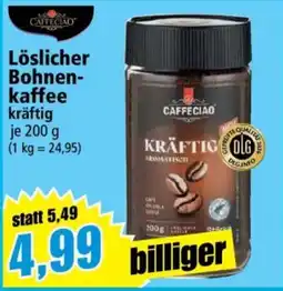 Norma Caffeciao Löschlicher Bohnenkaffee kräftig Angebot