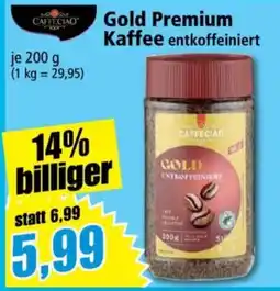Norma Caffeciao Gold Premium Kaffee entkoffeiniert Angebot