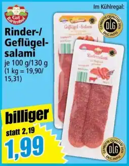 Norma Gut Bartenhof Rinder-/Geflügelsalami Angebot