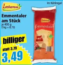 Norma Leckerrom Emmentaler am Stück Angebot