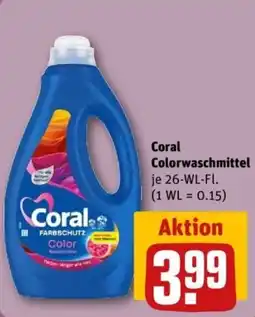 REWE Coral Colorwaschmittel Angebot