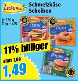 Norma Leckerrom Schmelzkäse Scheiben Angebot