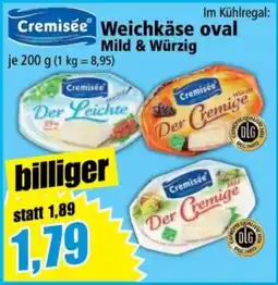 Norma Cremisée Weichkäse oval Mild & Würzig Angebot