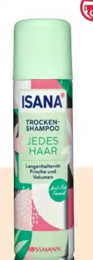 Rossmann Isana Trockenshampoo Spray Angebot