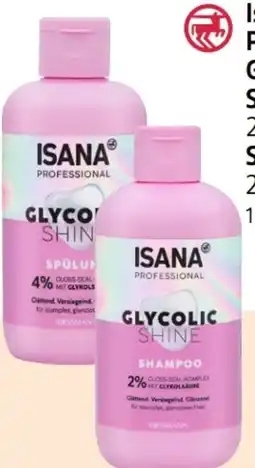 Rossmann Isana Professional Glycolic Shine Shampoo Angebot
