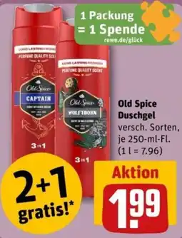 REWE Old Spice Duschgel Angebot