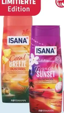 Rossmann Isana Duschgel Tropical Sunset Angebot