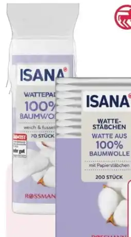 Rossmann Isana Wattepads Angebot