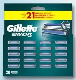 Rossmann Gillette Mach3 Rasierklingen Angebot