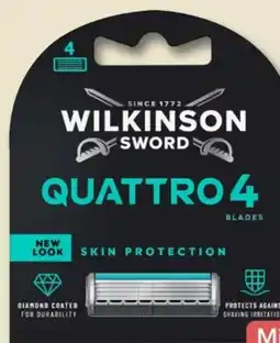 Rossmann Wilkinson Sword Quattro Rasierklingen Angebot