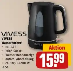 REWE VIVESS Wasserkocher Angebot