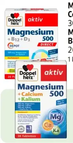 Rossmann Doppelherz Magnesium 500 + Calcium Kalium Angebot