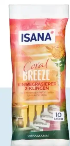 Rossmann Isana men Einwegrasierer Angebot