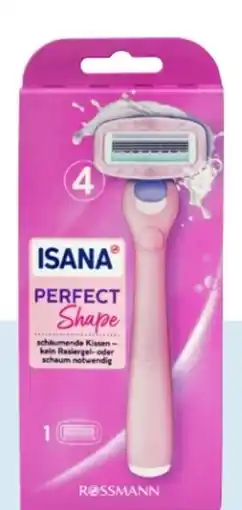 Rossmann Isana Lady Rasierer Perfect Shape Angebot