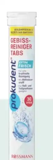 Rossmann Prokudent Gebissreiniger Tabs Angebot
