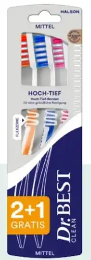 Rossmann Dr. Best Hoch Tief Zahnbürste Angebot