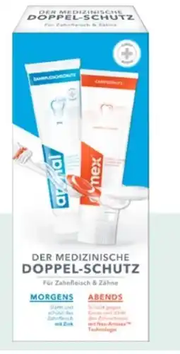 Rossmann Aronal & Elmex Zahncreme Doppel-Schutz Zahnfleisch und Zähne Angebot