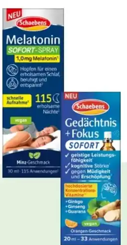 Rossmann Schaebens Melatonin Sofort Spray Angebot