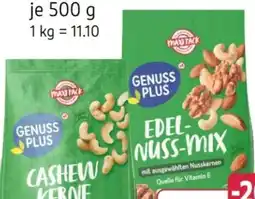 Rossmann Genuss Plus Maxi Packung Edel-Nuss-Mix Angebot