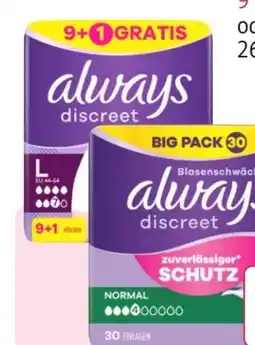 Rossmann Always Discreet Pants Angebot