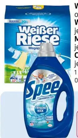 Rossmann Weißer Riese Waschmittel Angebot