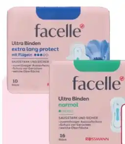 Rossmann Facelle Ultra-Binden Angebot