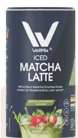 Rossmann Wellmix Proteinpulver Iced Matcha Latte Angebot