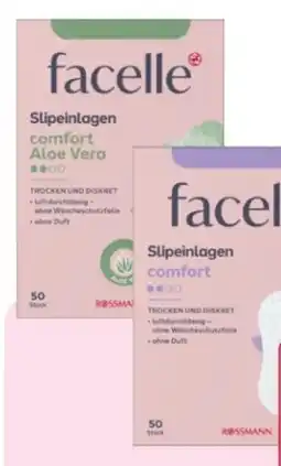 Rossmann Facelle Slipeinlagen Comfort Angebot