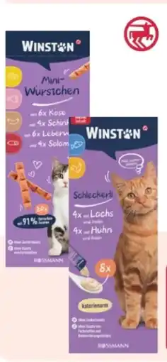 Rossmann Winston Katze Schleckerli Angebot