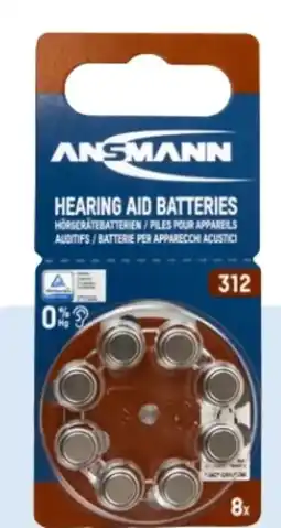 Rossmann Ansmann Hörgerätebatterien Angebot