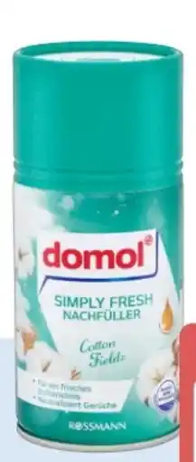 Rossmann Domol Simply Fresh Nachfüller Angebot