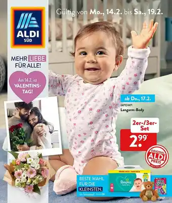 Aldi Süd Impidimpi Langarm-body Angebot