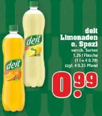 trinkgut Deit Limonaden o. Spezi 1,25L Angebot