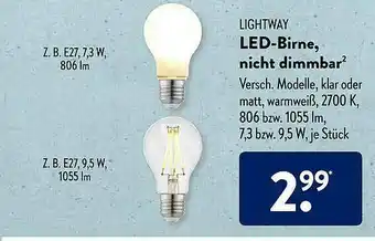 Aldi Süd Light Led-birne Nicht Dimmbar Angebot