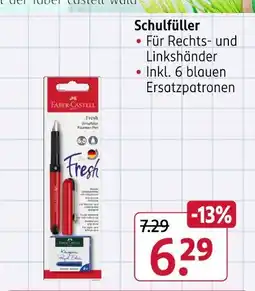 Rossmann Faber-castell schulfüller Angebot