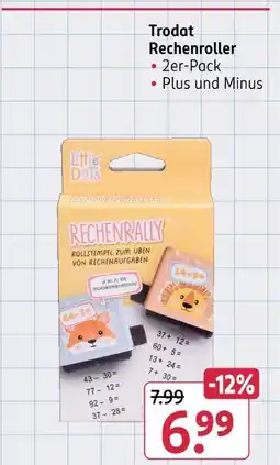 Rossmann Trodat rechenroller Angebot
