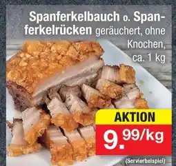 Zimmermann Spanferkelbauch Angebot