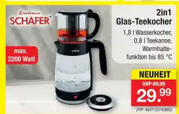 Zimmermann Schäfer 2in1 glas-teekocher Angebot
