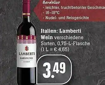 E-Center Lamberti Wein Angebot