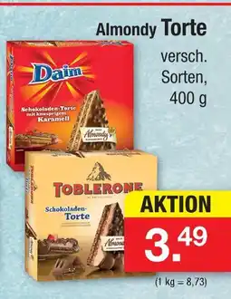 Zimmermann Daim oder toblerone almondy torte Angebot