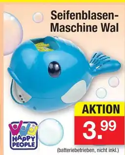 Zimmermann Happy people seifenblasen-maschine wal Angebot