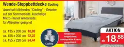 Zimmermann Wende-steppbettdecke cooling ca. 135 x 200 cm Angebot