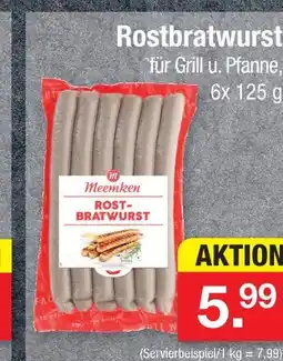 Zimmermann Meemken rostbratwurst Angebot