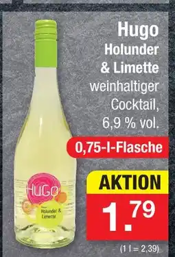 Zimmermann Hugo holunder & limette weinhaltiger cocktail Angebot