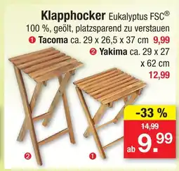 Zimmermann Klapphocker tacoma Angebot