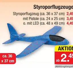 Zimmermann Styroporflugzeug Angebot