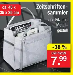 Zimmermann Zeitschriftensammler Angebot