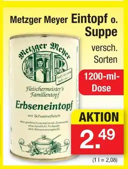 Zimmermann Metzger meyer eintopf o. suppe Angebot