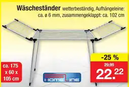 Zimmermann Homeline wäscheständer Angebot