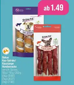 toom Baumarkt Dokas kau-spirale/kaustange hundesnacks 50 g Angebot
